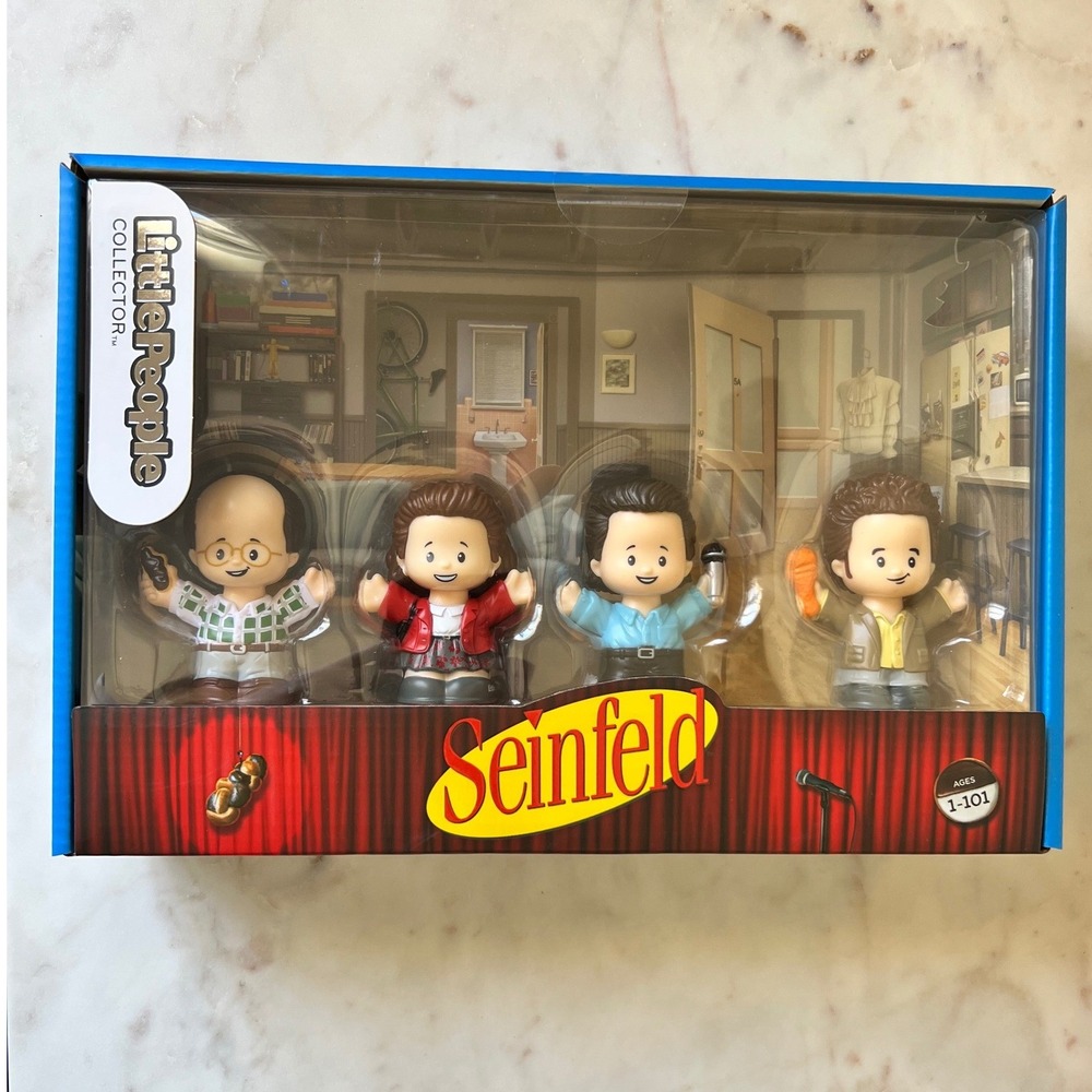 Little People Seinfeld Set Fisher-Price Collector 4 Figure Pack New